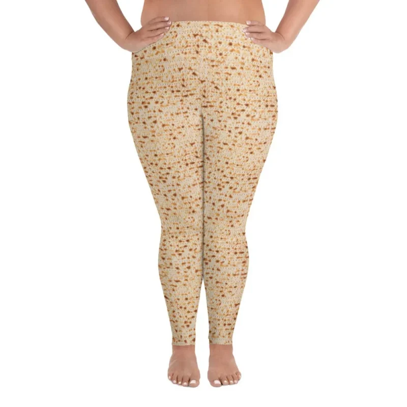 xxl 6xl matzah print leggings for adults